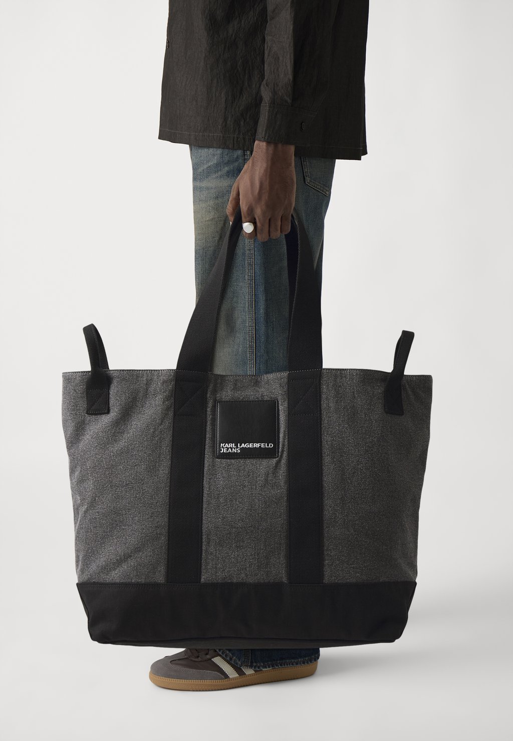 

Сумка-тоут SHOPPER Karl Lagerfeld Jeans, цвет Washed Black