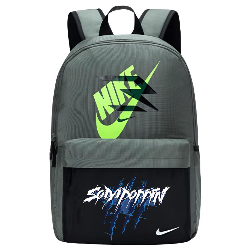 

Nike Полиамидный рюкзак с термопереносом унисекс пузырчатый английский, Blue Scratch Marks