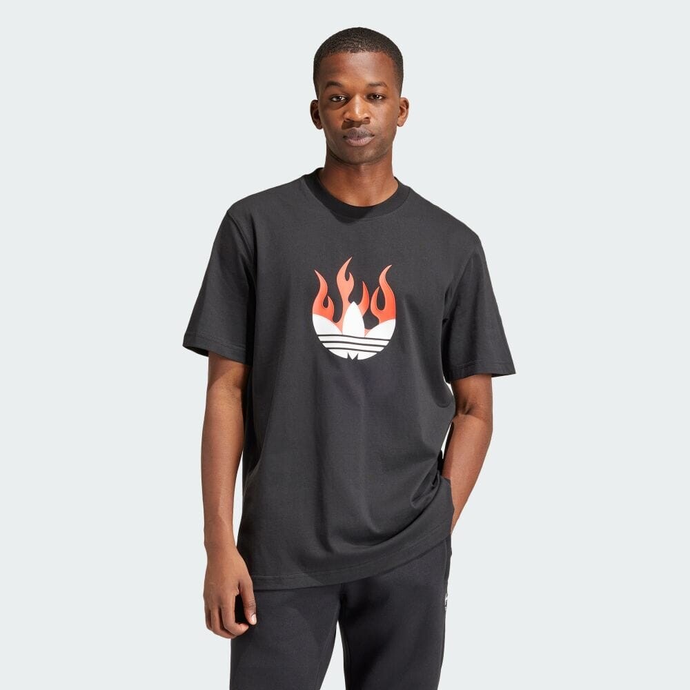 

Футболка Adidas Flame Logo T-shirt, черный