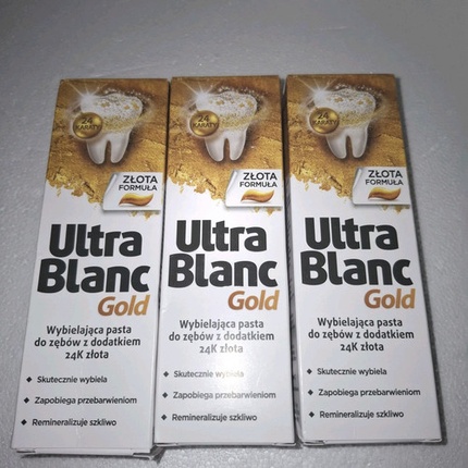 

Зубная паста Blanc с 24-каратным золотом Ultra
