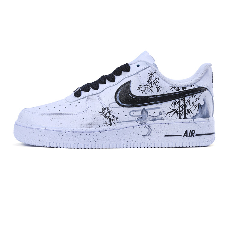 

Кроссовки Nike Air Force 1 Skateboard Shoes Unisex Low-Top Black, Белый, Кроссовки Nike Air Force 1 Skateboard Shoes Unisex Low-Top Black