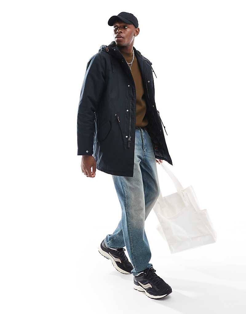 

Черная парка с капюшоном Levi's Harrison