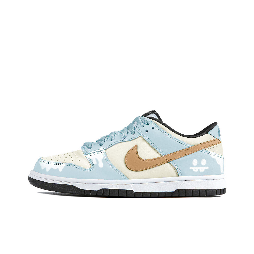 

Кроссовки Nike Dunk Skateboarding Shoes Women's Low-top Blue/beige, голубой, Синий, Кроссовки Nike Dunk Skateboarding Shoes Women's Low-top Blue/beige, голубой