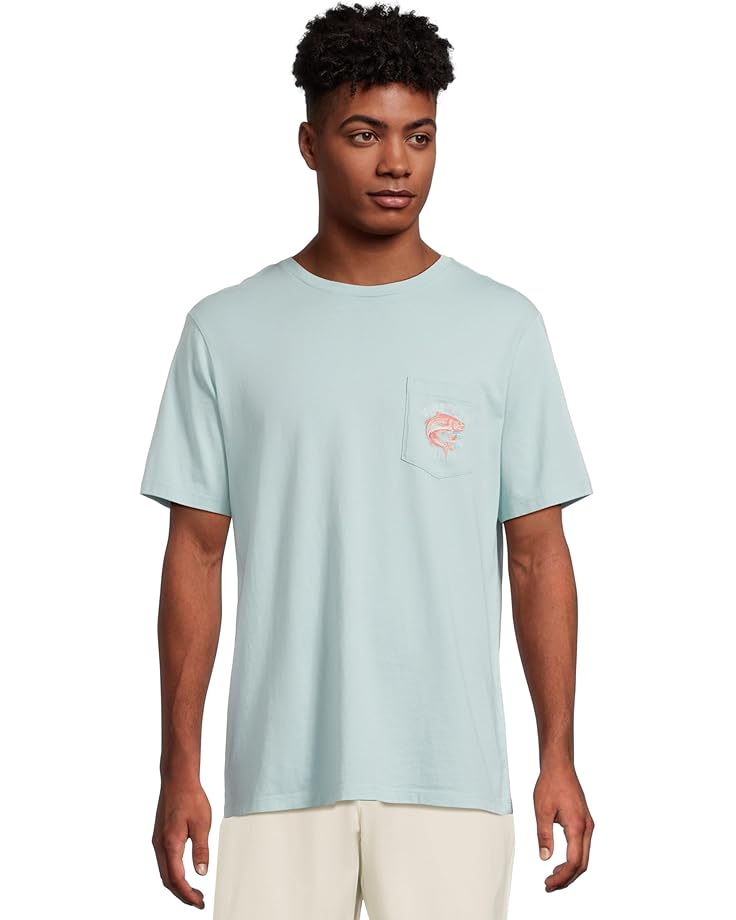 

Футболка Vineyard Vines Painted Redfish Short Sleeve Tee, цвет Aqua Haze