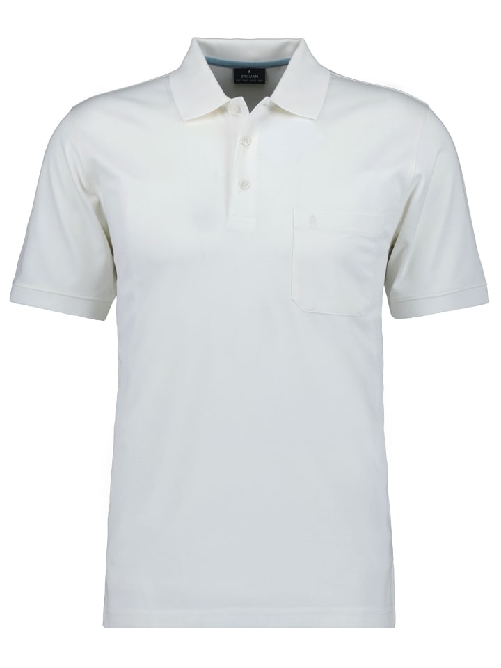 

Ragman Рубашка-поло цвета экрю, Белый, Ragman Рубашка-поло цвета экрю