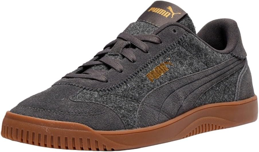 Мужские кроссовки PUMA Club 5V5 Lux Wool Slip On, повседневные- серые — фото 2