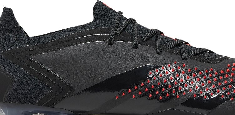 Кроссовки Prada x Predator Accuracy Lux.1 L FG 'Black Solar Red', черный — фото 2