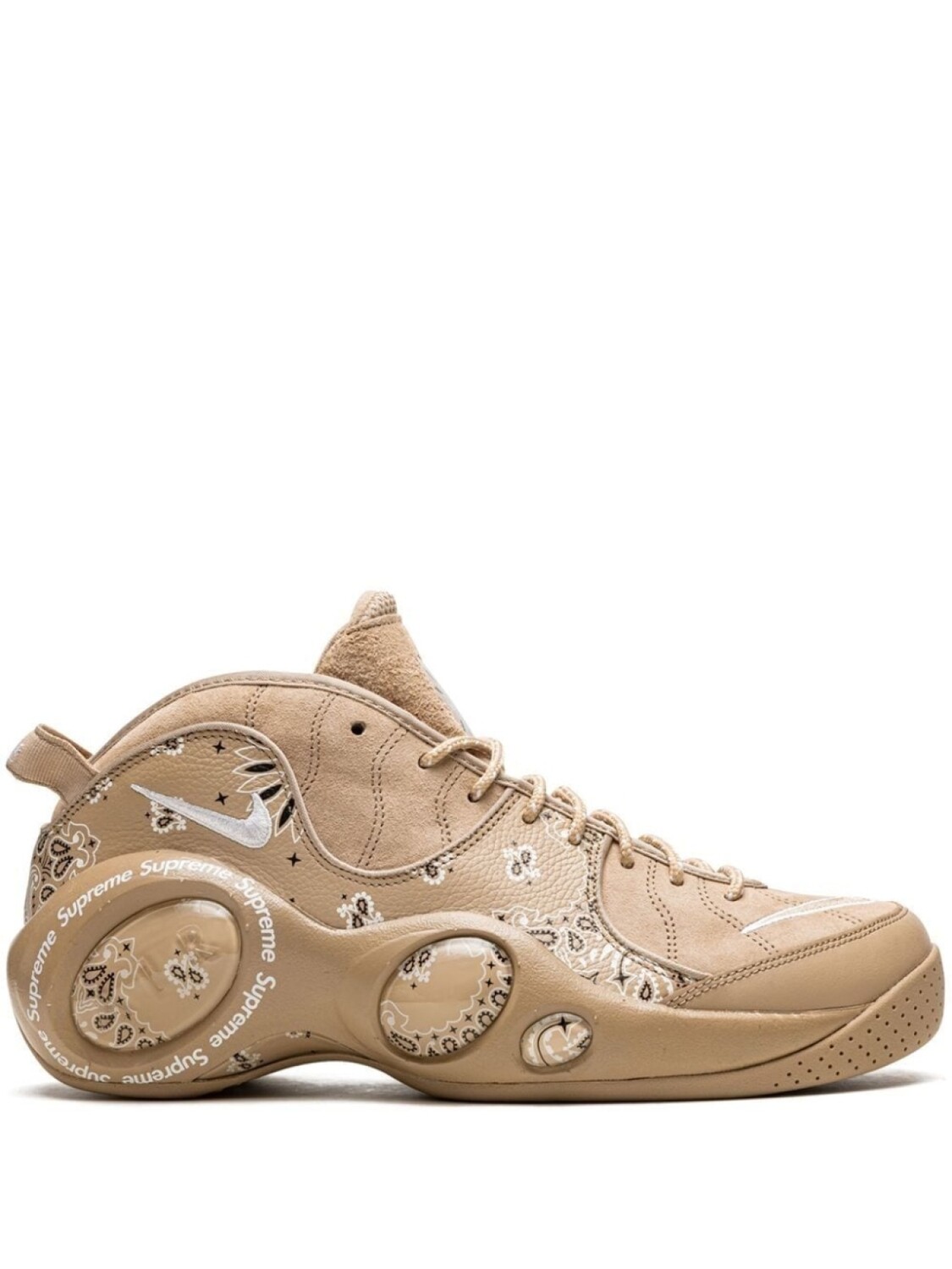 

Nike кроссовки Air Zoom Flight 95 из коллаборации с Supreme, коричневый