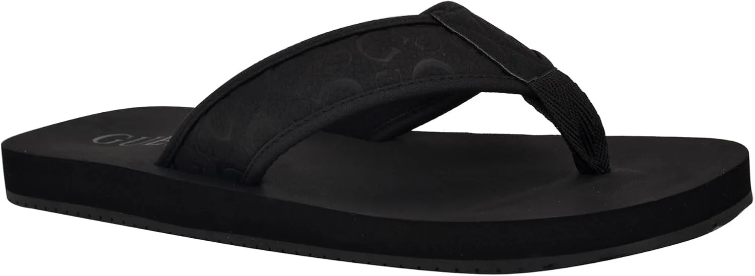Шлепанцы GUESS mens Dubbz, черный