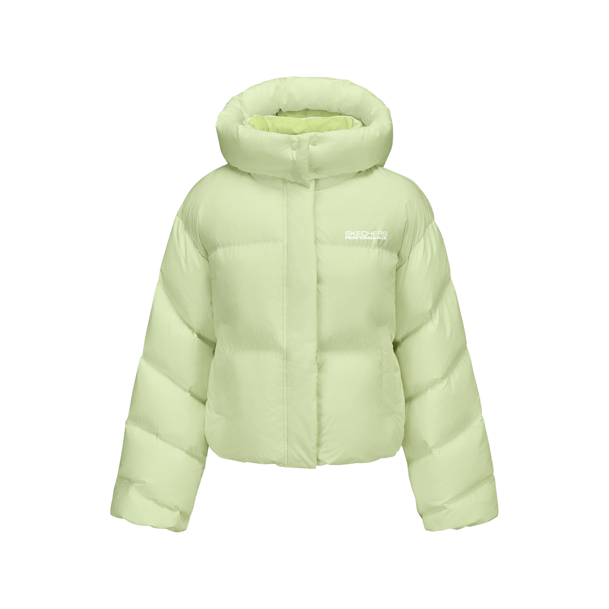 

Skechers Женский пуховик Лайм Крим Грин, Lime Cream Green/014J