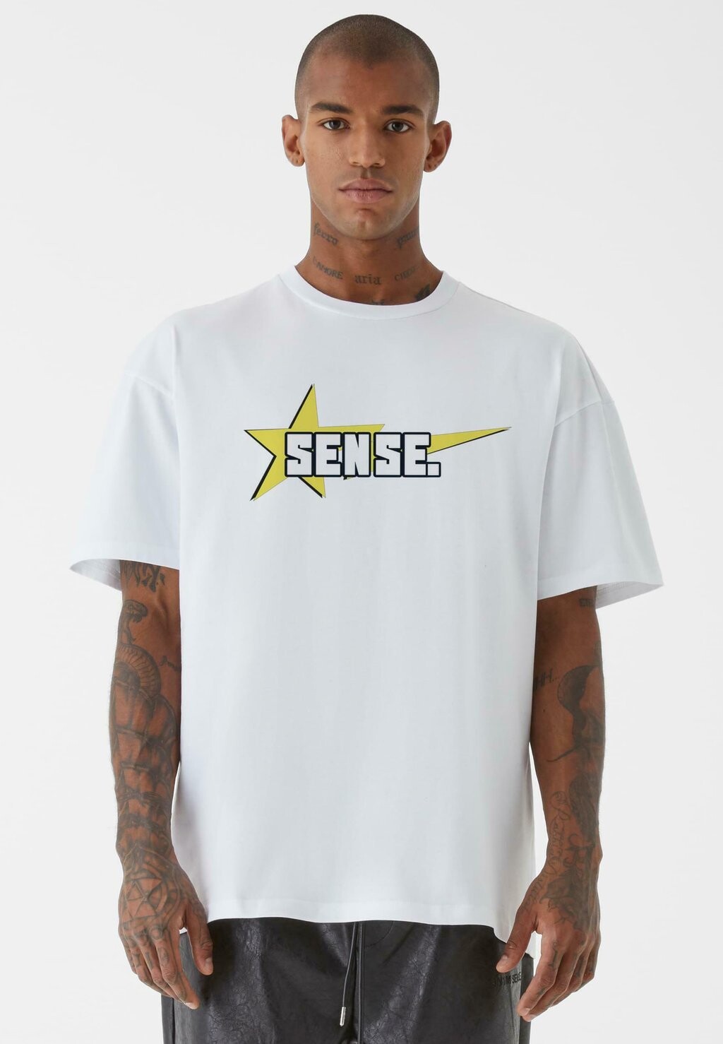 

Футболка с принтом SENSE STAR TEE 9N1M SENSE, цвет white