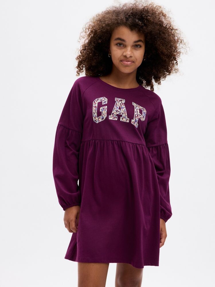 

Детское платье с логотипом. Gap, фиолетовый