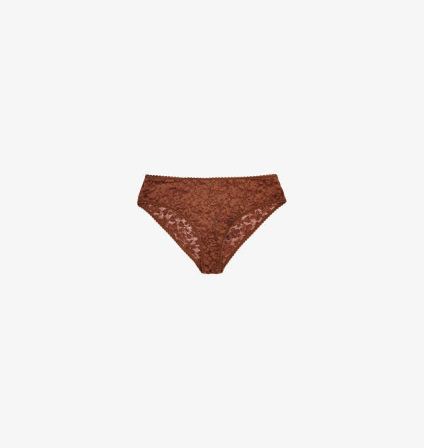 

Роскошные кружевные трусики-хипстеры Savage X Fenty, коричневый
