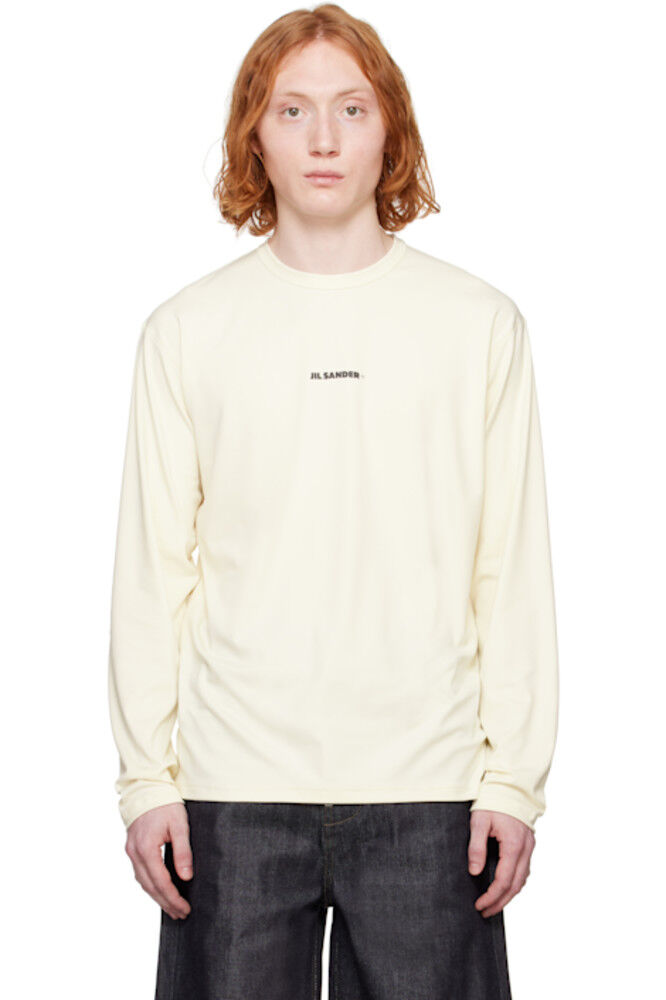 

Футболка бежевого цвета Active Jersey Jil Sander