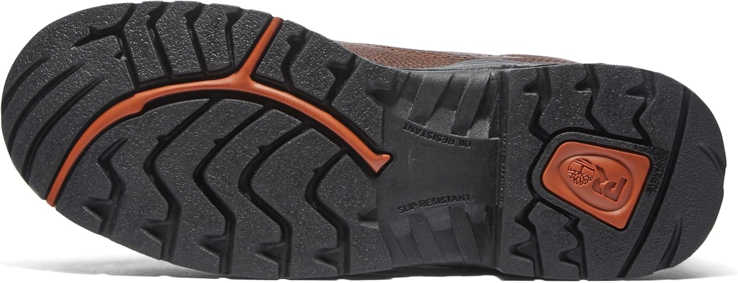 Timberland PRO мужские, Titan Safety Toe Slip-On рабочие ботинки, Camel Brown — фото 4