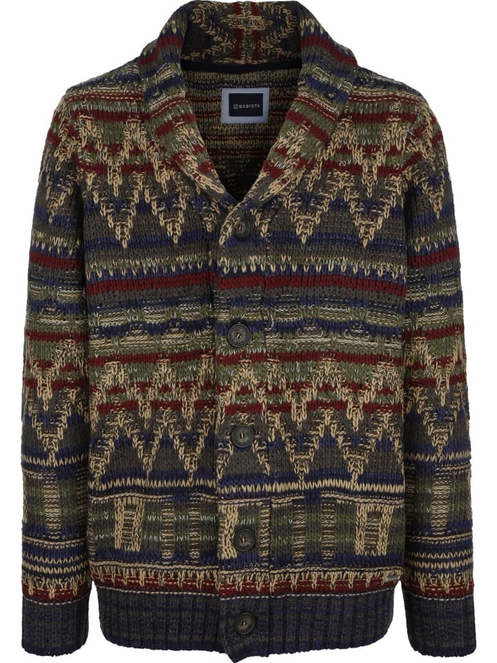 

Кардиган BABISTA Strickjacke RALIETTO, цвет oliv gemustert