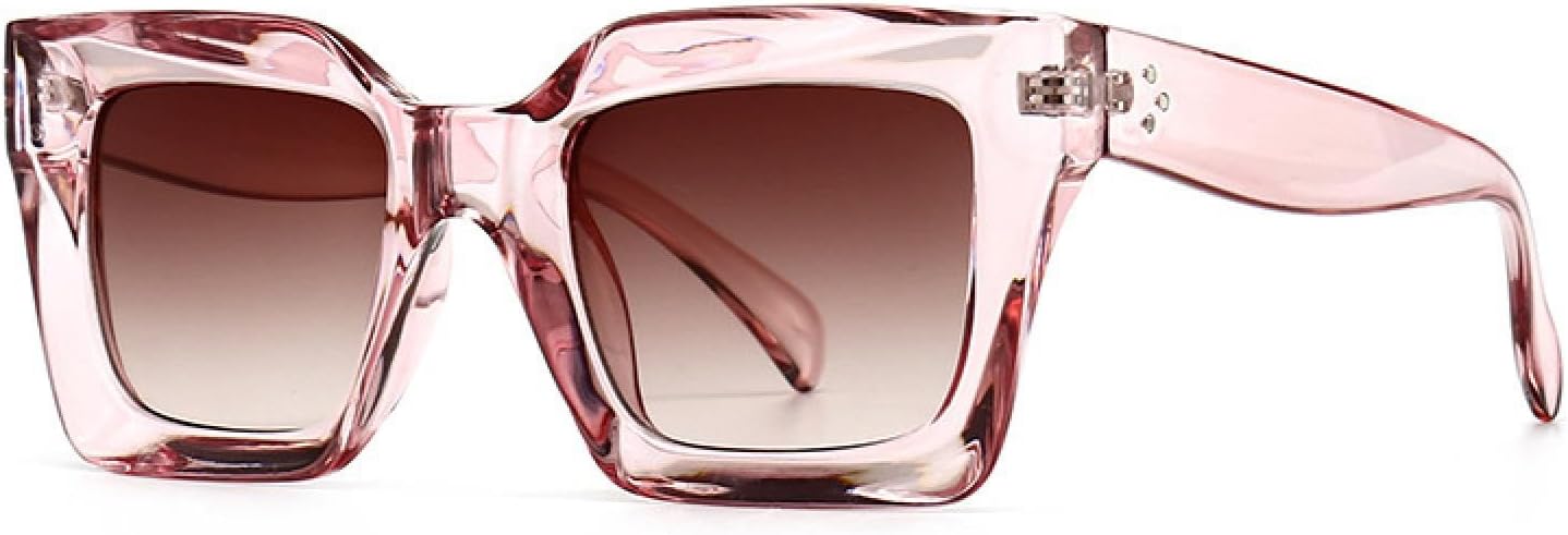 

Ретро-солнцезащитные очки «кошачий глаз» для женщин, модные сине-фиолетовые квадратные солнцезащитные очки для мужчин, солнцезащитные очки UV400 для женщин, очки для маникюра WNCKSQ, Tea Pink Tea