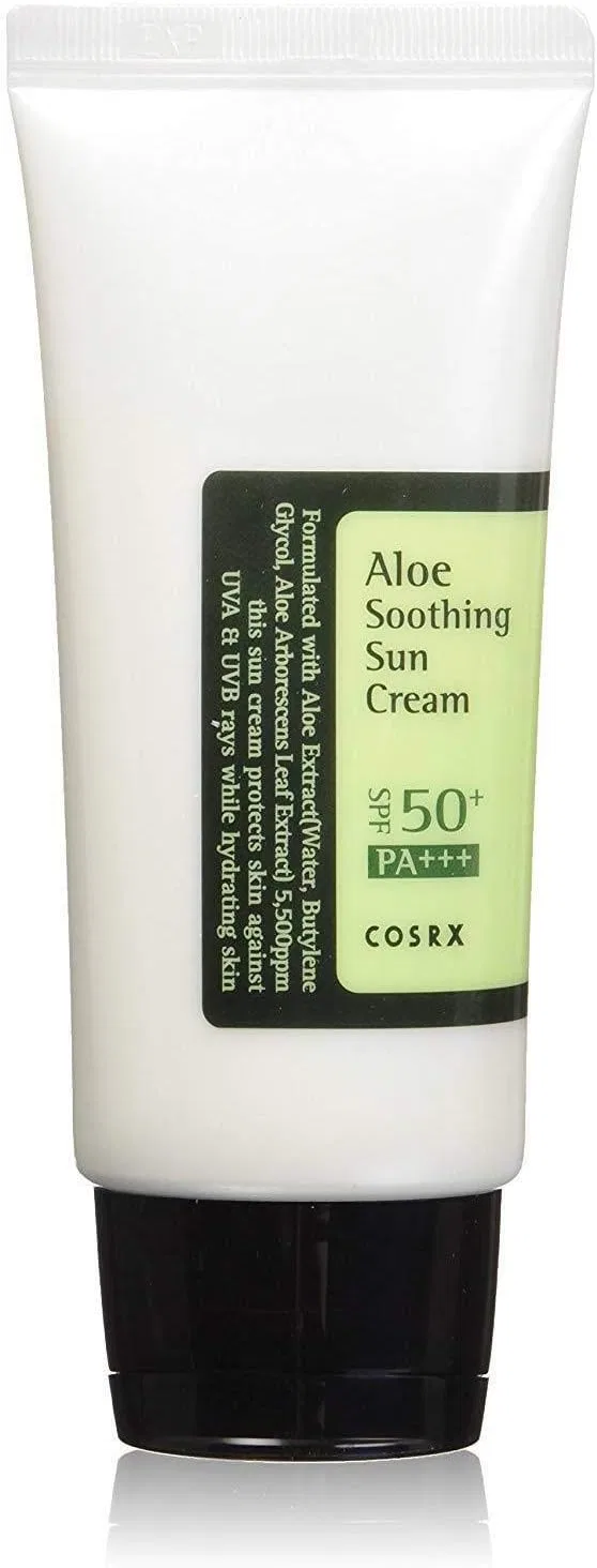 Солнцезащитный крем для лица Cosrx Aloe Soothing Sun Cream SPF50+ PA+++ 50 мл Course Rx