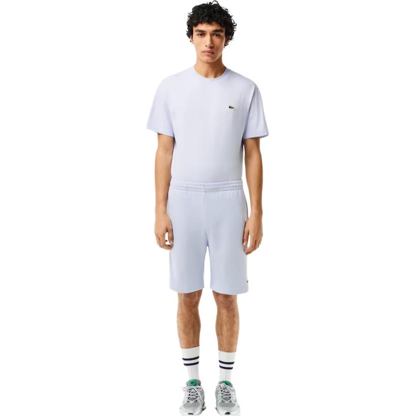 Шорты из флиса с аппликацией логотипа LACOSTE, синий — фото 3
