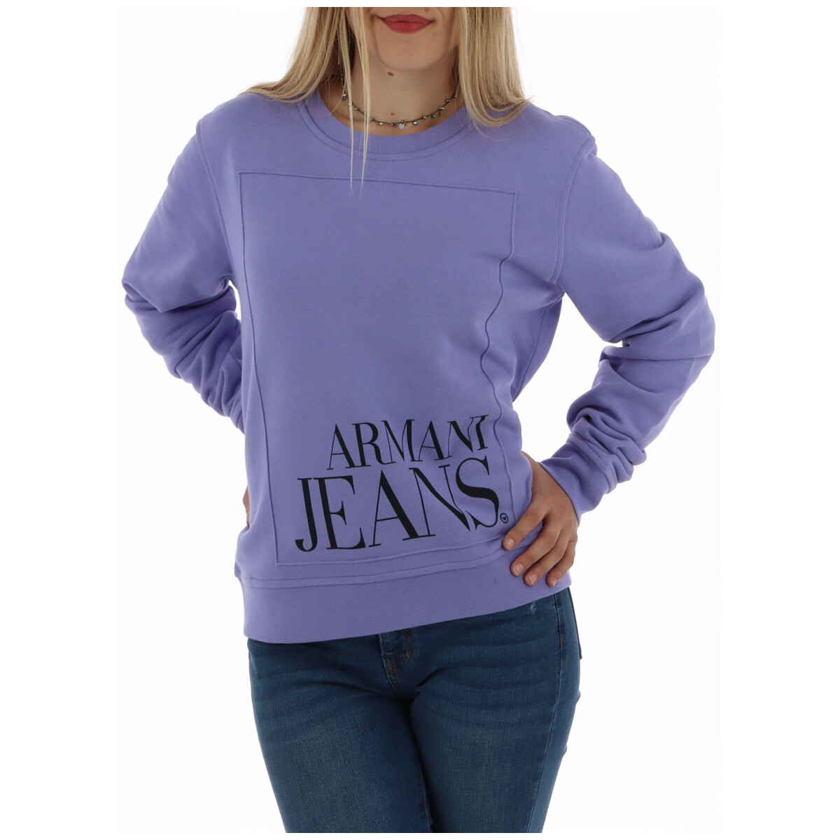 

Толстовка Armani Jeans, фиолетовый