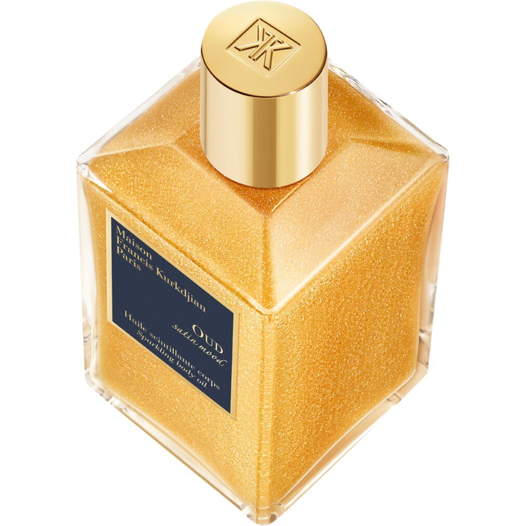 Лосьон для тела oud satin mood sparkling body oil Maison Francis Kurkdjian Paris, объем 200 мл — фото 2