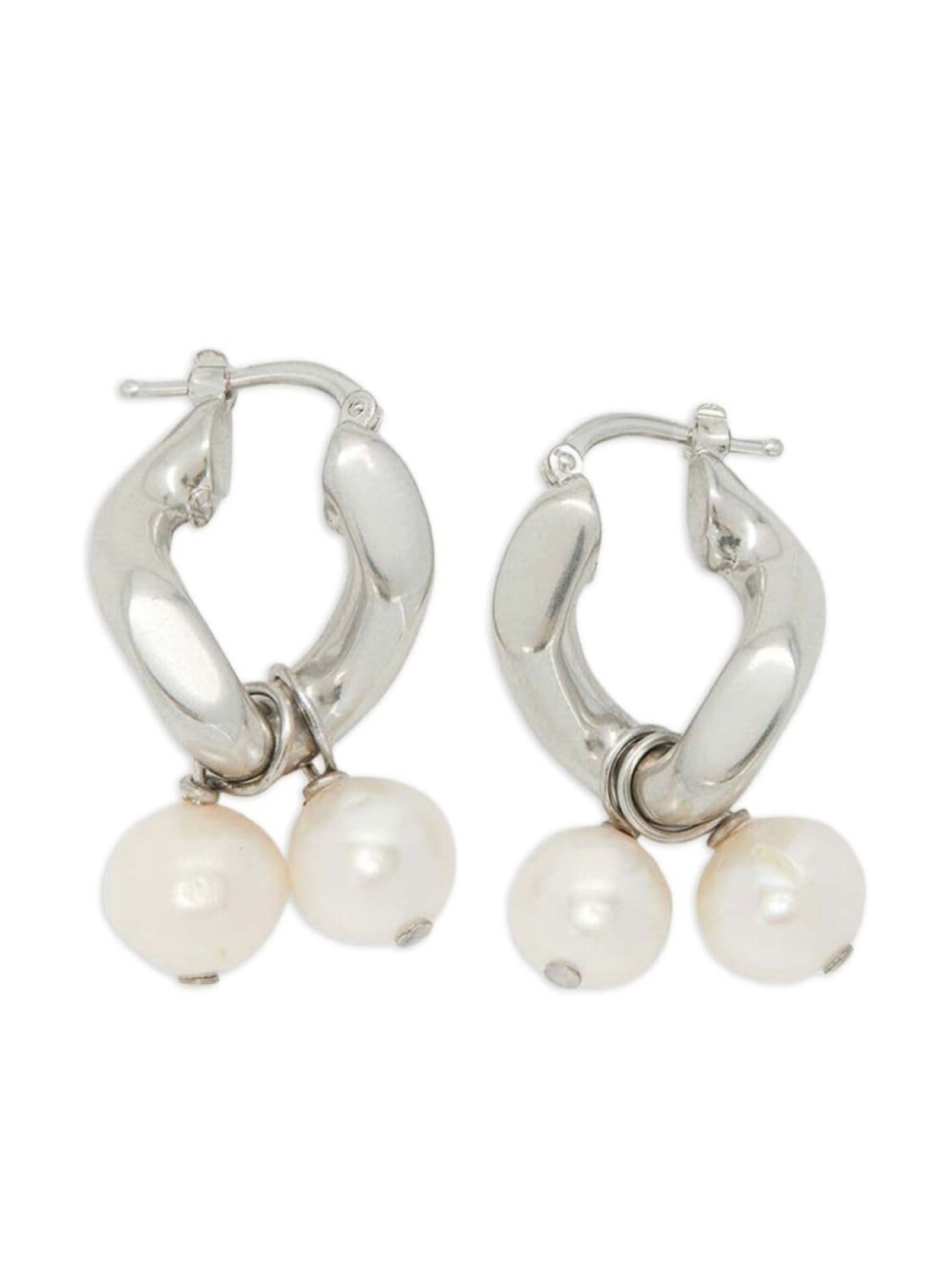 

Серьги-подвески с жемчугом Jil Sander, серебряный