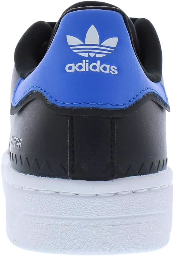 Мужские кроссовки Adidas Superstar на шнуровке, черный/белый/синий — фото 3
