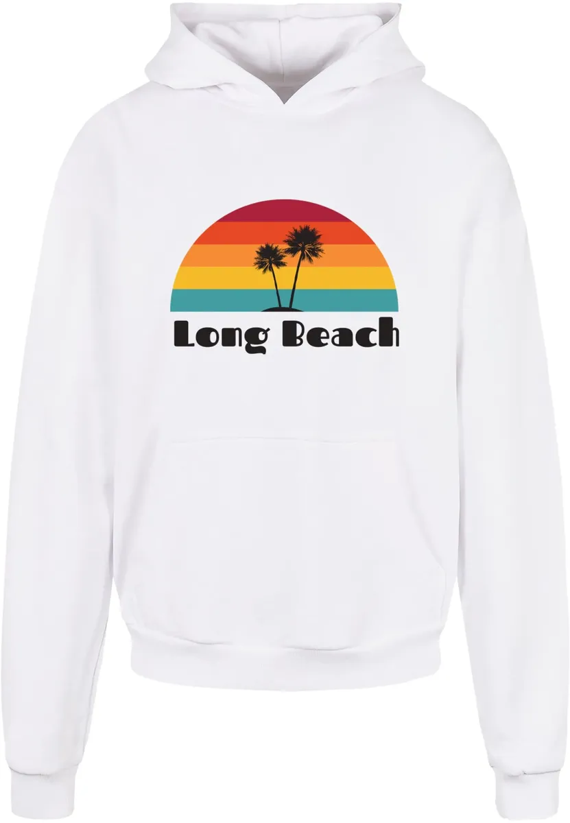 

Толстовка с капюшоном Merchcode " Merchcode Men's Long Beach Ultra Heavy Hoody", белый