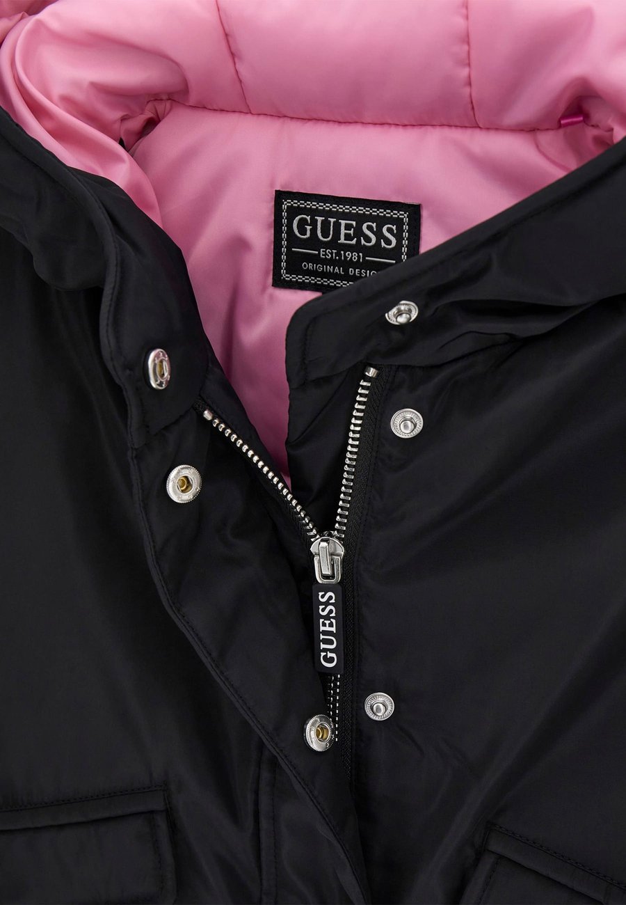 Зимняя куртка Guess FAKE MEMORY PADDED, Jet Black/Black — фото 4