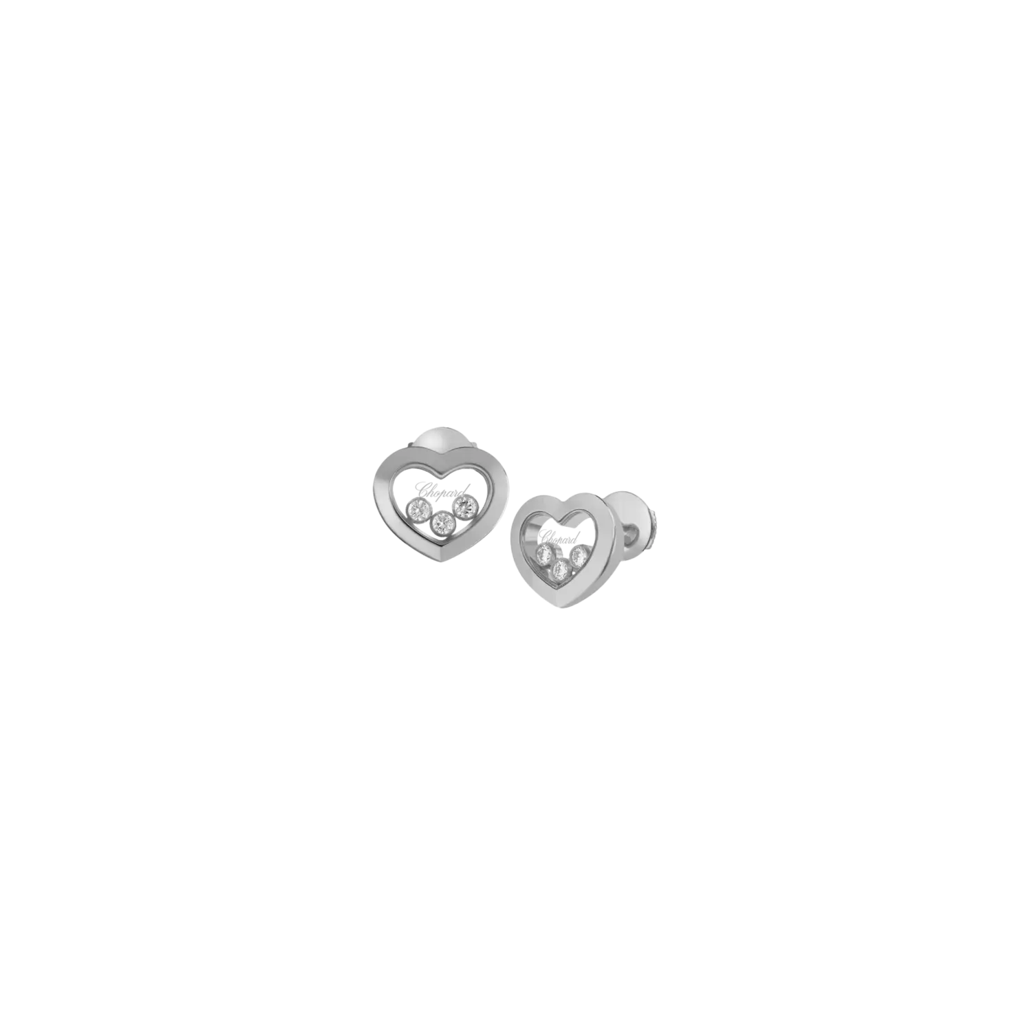 

Серьги Chopard Happy diamonds icons из белого золота с бриллиантами