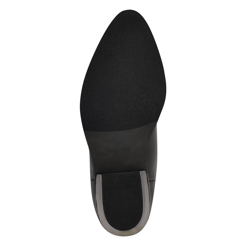 Женские повседневные ботинки в стиле вестерн Nine West Cwyft, цвет Black Cream Multi — фото 3