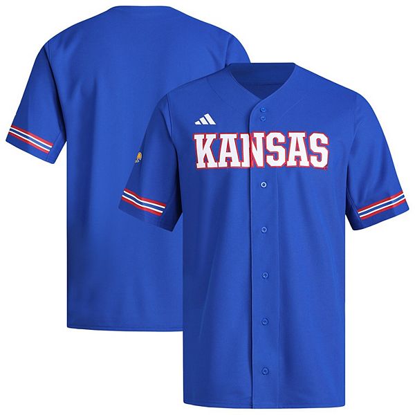 

Мужская бейсбольная футболка Kansas Jayhawks Adidas