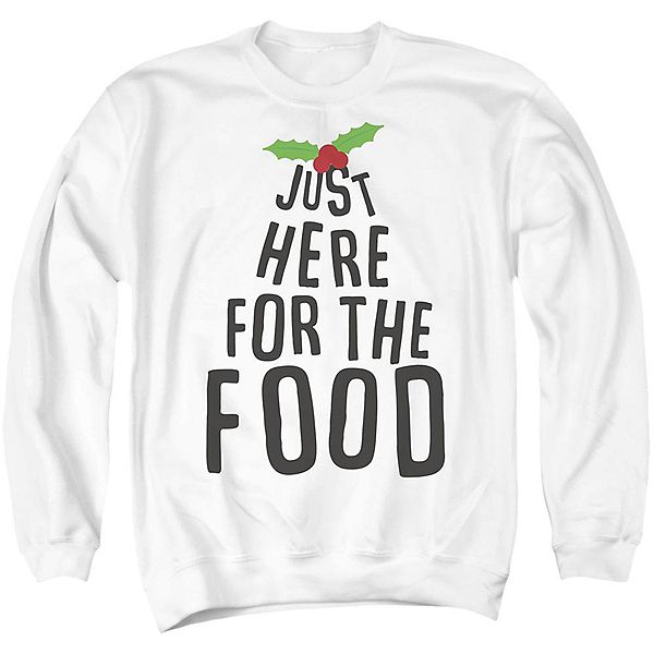 

Свитшот Just here for the christmas food Licensed Character