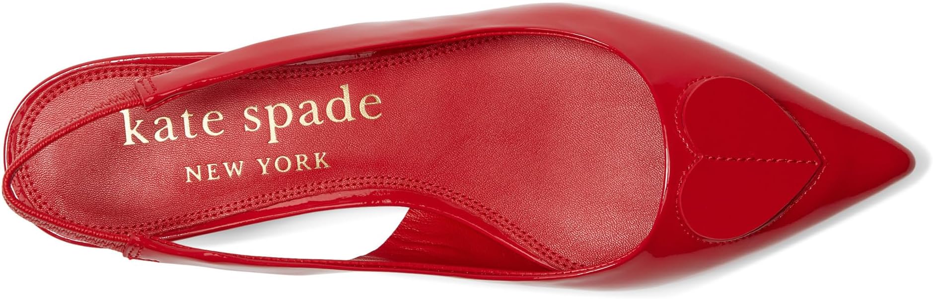 Балетки Kate Spade New York Lover Slingback Flats, цвет Cherry Rouge — фото 2