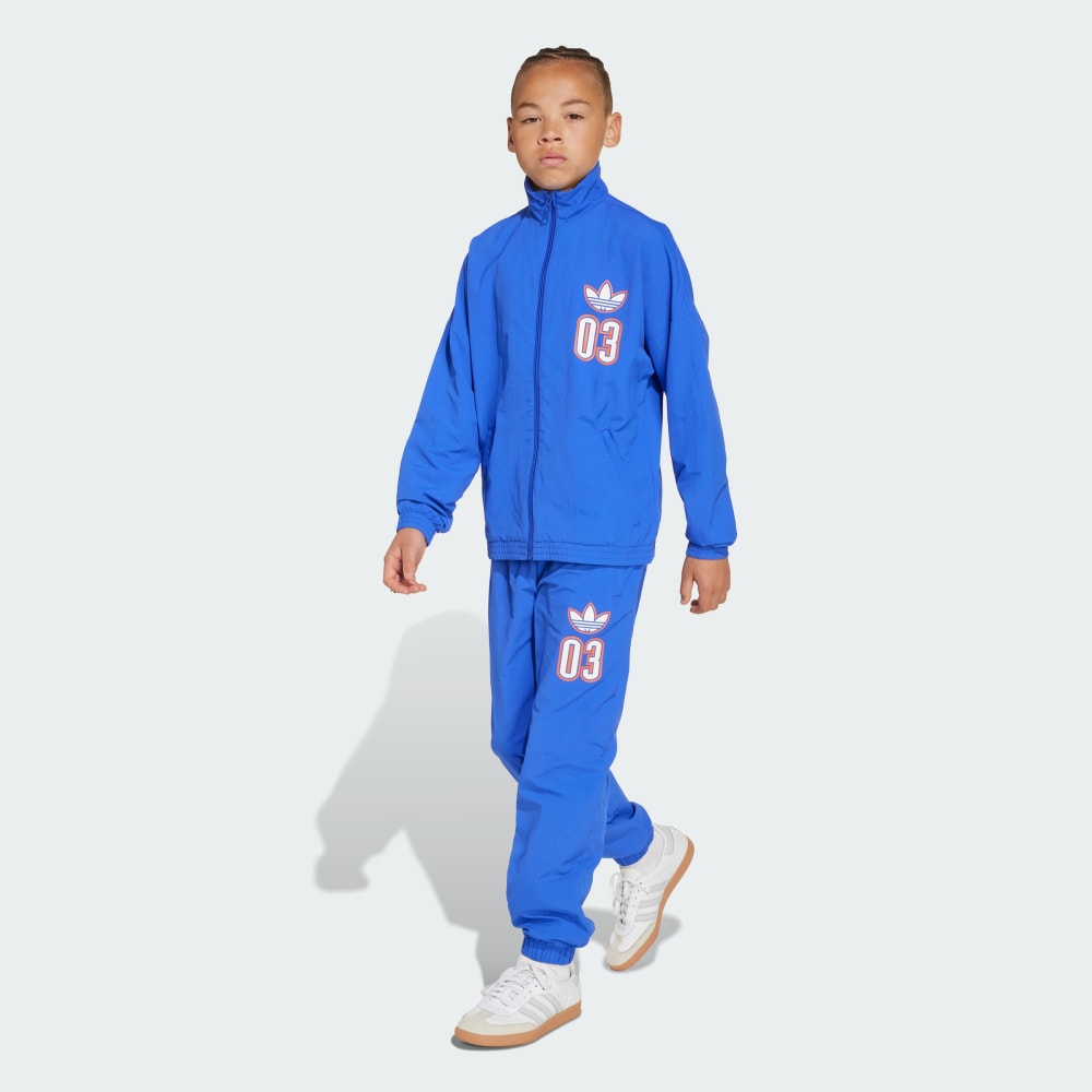Спортивные брюки Adidas Woven Track Pants Kids, цвет Lucid Blue — фото 4
