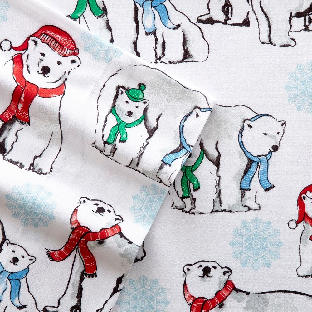 

Комплект простыней Micro Flannel, цвет Polar Bears