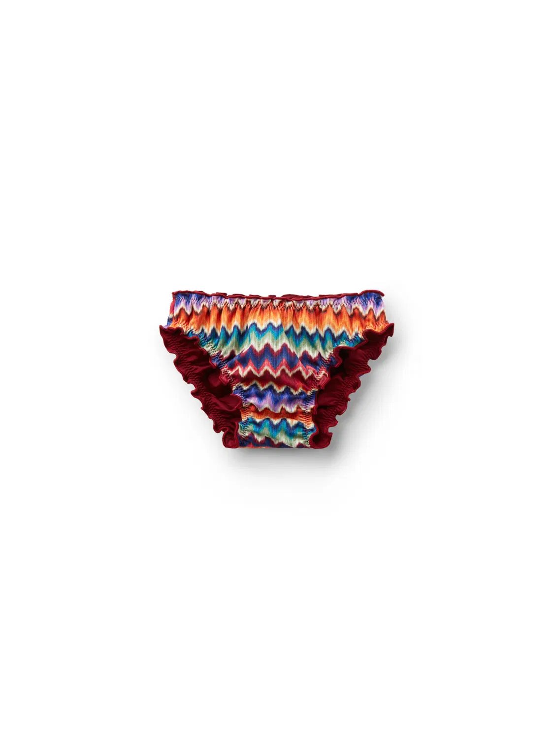 Бикини Calzedonia Vibrant Chevron цвета каштаново-коричневый