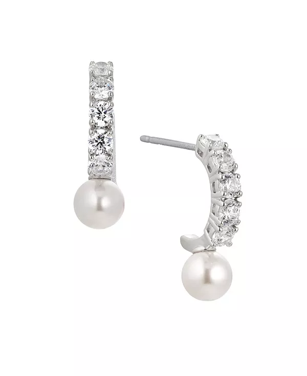 

Женские серьги-кольца, созданные для Macy's Eliot Danori, silver-plated