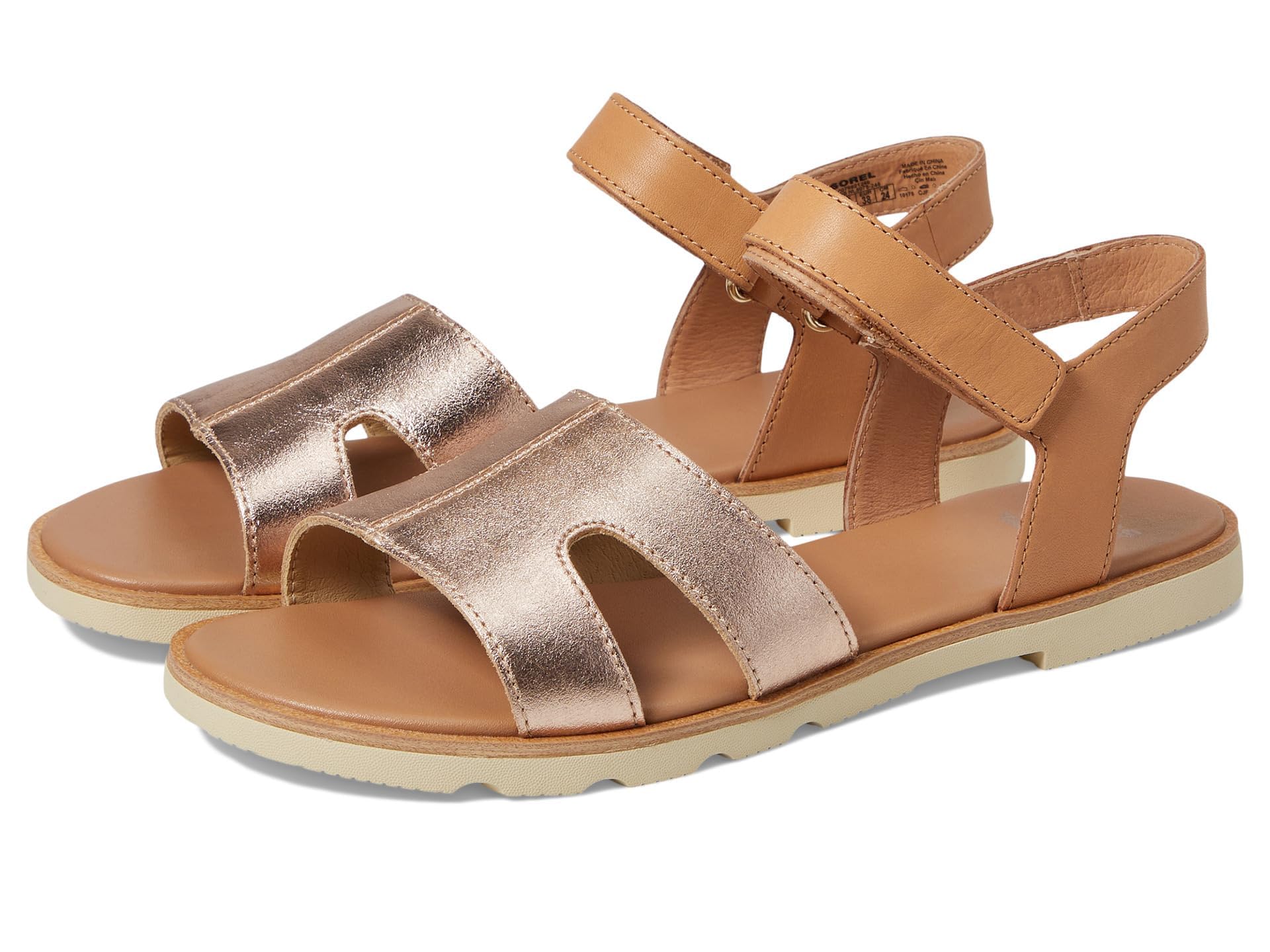Сандалии SOREL Ella Iii Ankle Strap, Honest Beige/Honey White