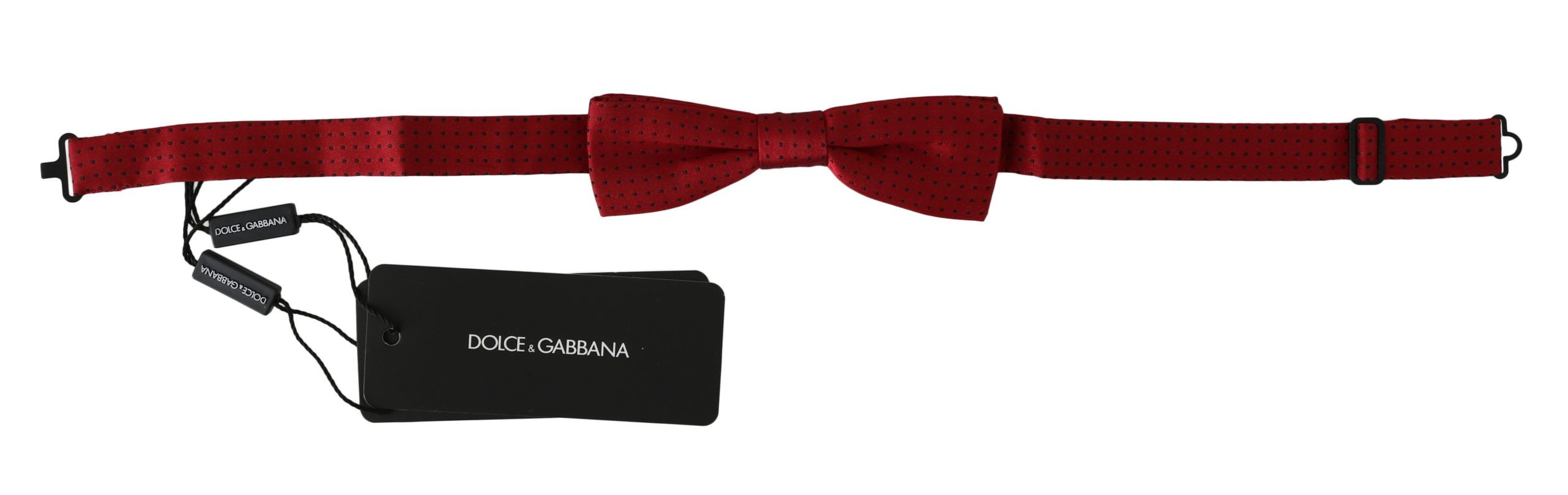

Элегантный шелковый галстук-бабочка в красный горошек Dolce & Gabbana
