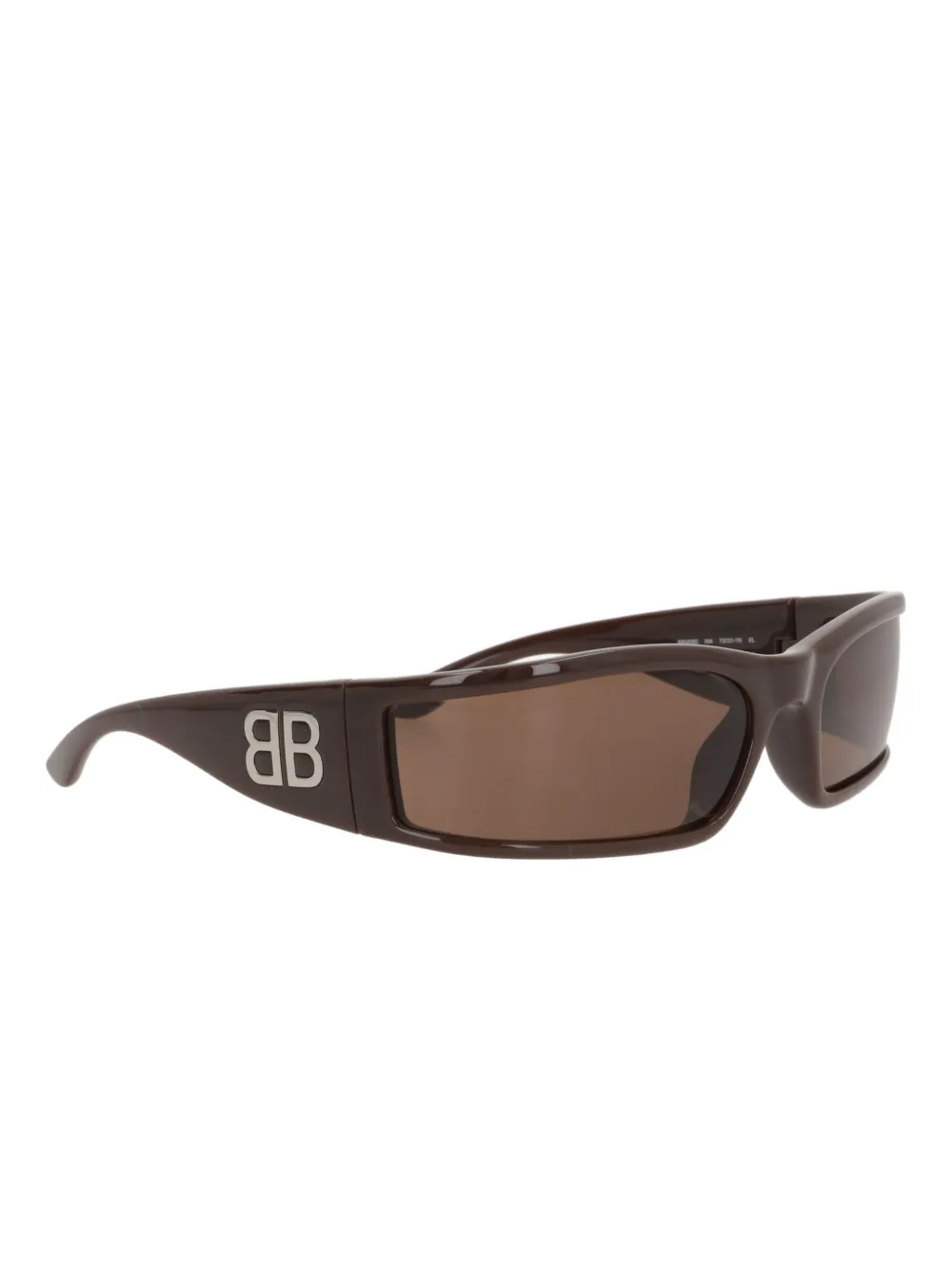 Солнцезащитные очки с логотипом BB Balenciaga Eyewear, коричневый — фото 2