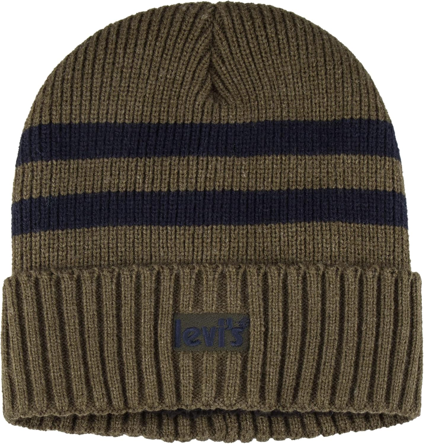 

Уютная вязаная шапка-бини Levi's для мужчин с нашивкой-логотипом, Striped Olive, Оливковый, Уютная вязаная шапка-бини Levi's для мужчин с нашивкой-логотипом, Striped Olive