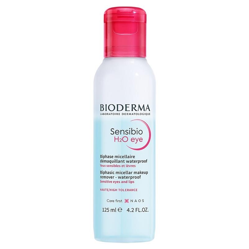 

Bioderma Sensibio H2O Двухфазное средство для снятия макияжа с глаз 125 мл