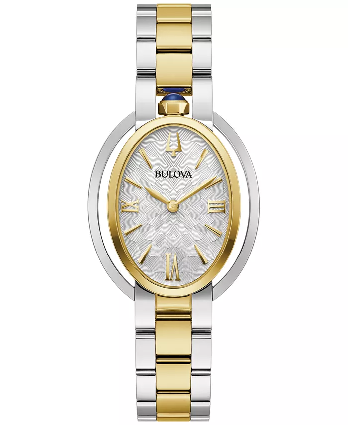 

Женские часы-браслет Rubaiyat из двухцветной нержавеющей стали, 29 мм Bulova