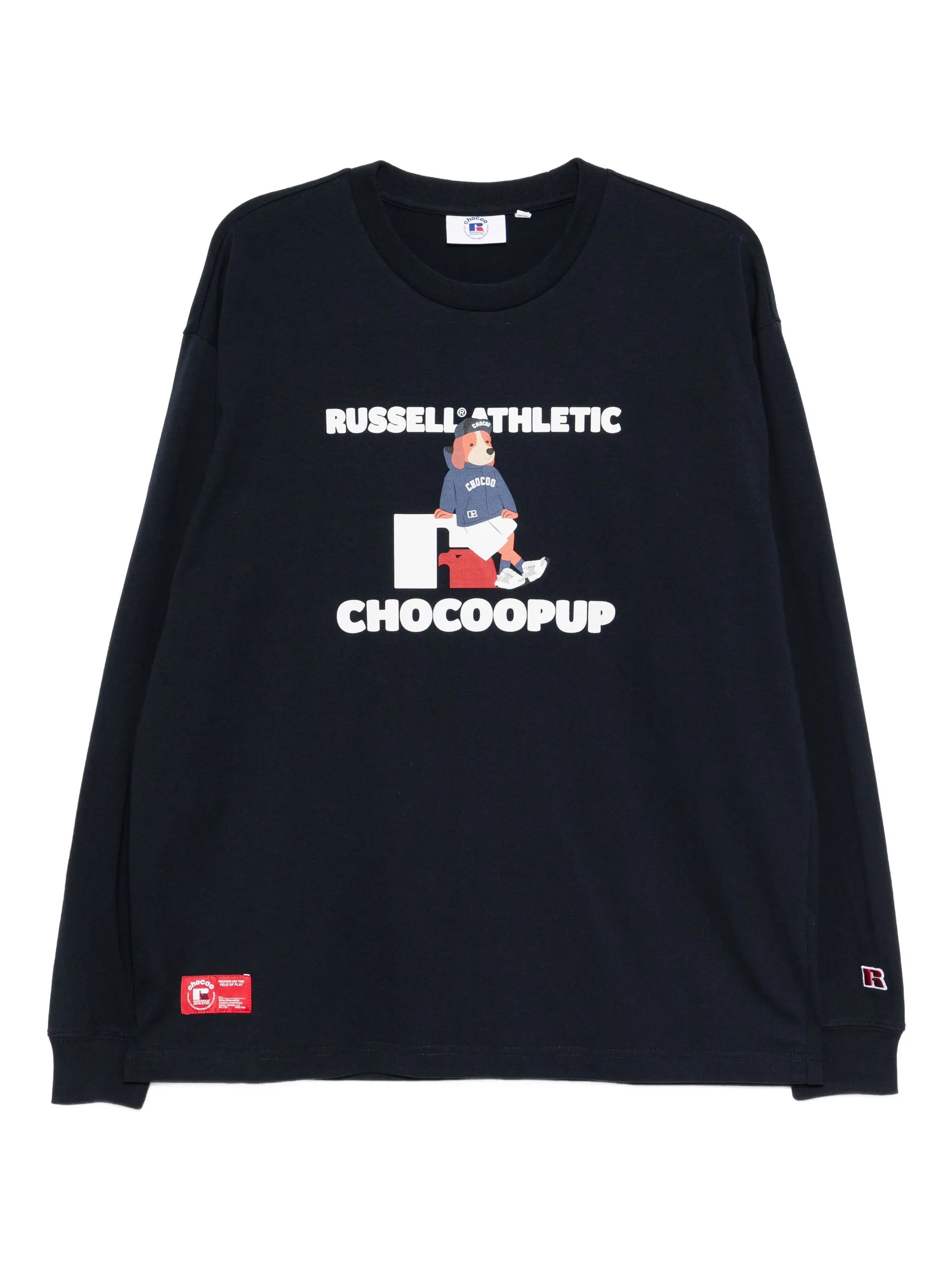 

Футболка с графичным принтом Chocoolate, синий