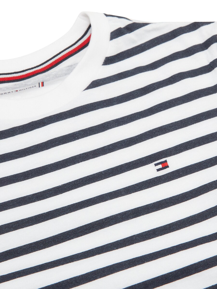 Футболка TOMMY HILFIGER Shirt, черный/белый — фото 3