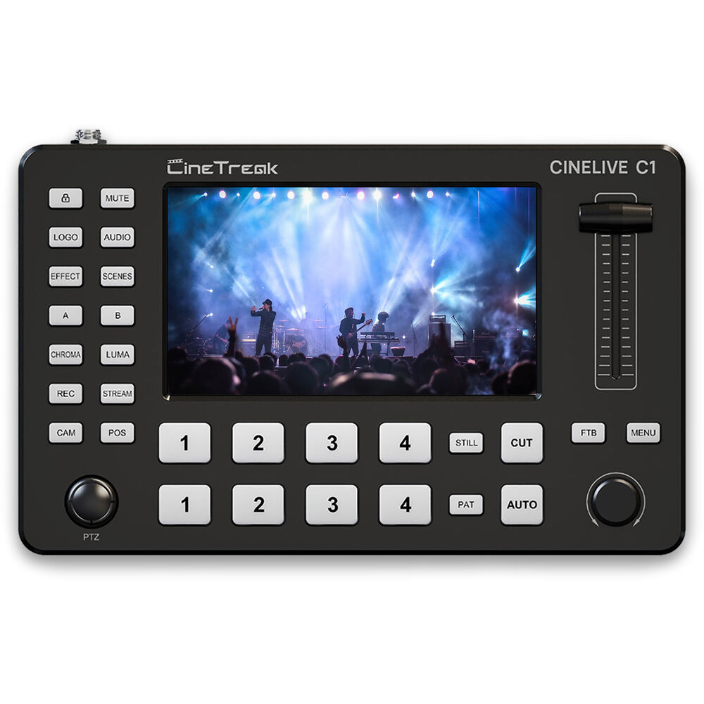 

CineTreak CineLive CL-C1 Компактный 4-канальный HDMI-видеомикшер с 5-дюймовым дисплеем