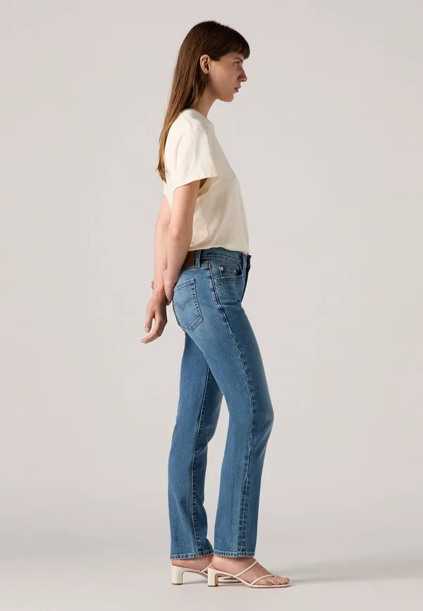 724 джинсы с высокой посадкой и прямыми штанинами Levi'S, Kick Start — фото 4
