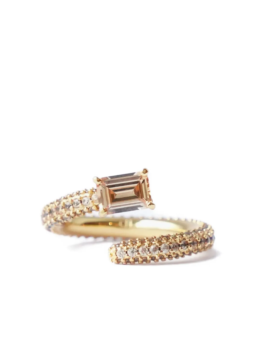 

Кольцо Twist с камнем Izabel Display, золотой