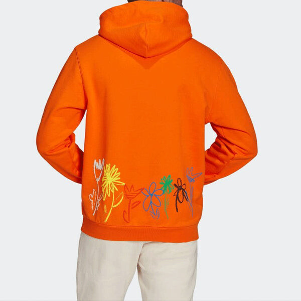 Толстовка x sean wotherspoon superturf hoodie 'orange' Adidas, оранжевый — фото 3